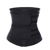 BellesSilhouettes™ Ceinture brûle graisse 100% Latex Noir - BellesSilhouettes