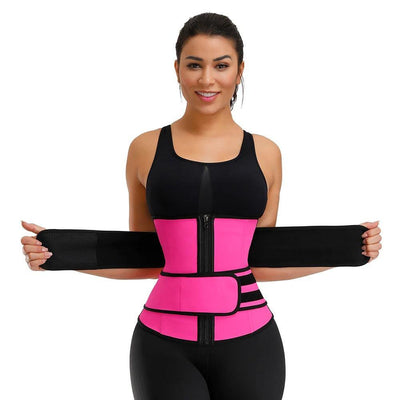 BellesSilhouettes™ Ceinture brûle graisse 100% Latex - BellesSilhouettes