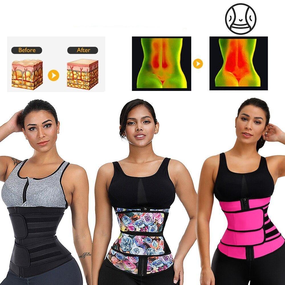 BellesSilhouettes™ Ceinture brûle graisse 100% Latex - BellesSilhouettes