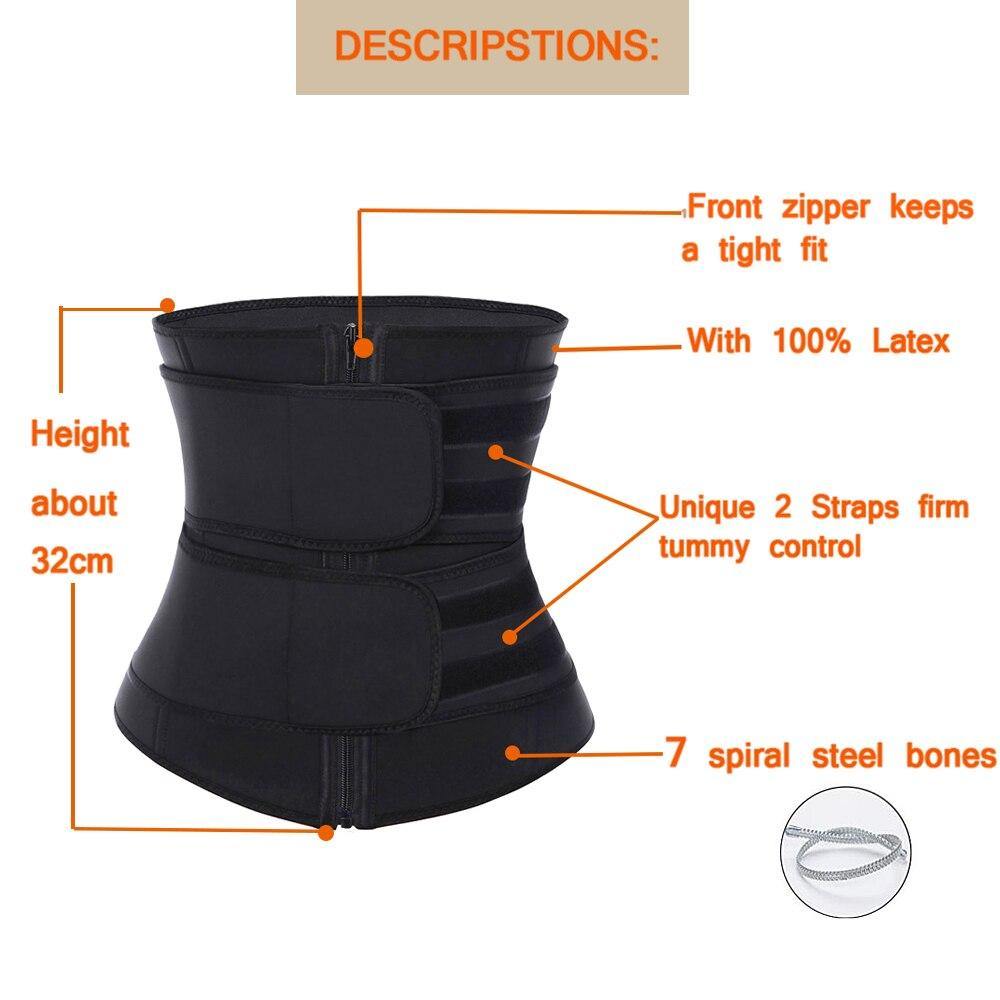 BellesSilhouettes™ Ceinture brûle graisse 100% Latex - BellesSilhouettes